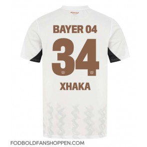 Bayer Leverkusen Granit Xhaka #34 Udebanetrøje 2024-25 Kortærmet